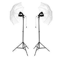 500 Watts Continuous Light Kit with Umbrellas