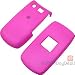 Hot Pink Rubberized Shield Protector Case w/ Belt Clip for Pantech Breeze C520