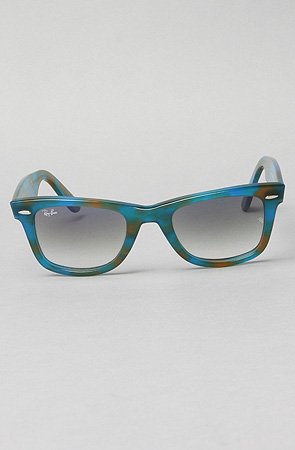 Ray Ban The 50mm Original Wayfarer Sunglasses in Azure Twirl,Sunglasses for Unisex