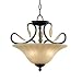 Search : Kenroy Home 91560RBRZ Countryside Semi-Flush, Royal Bronze