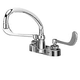 Centerset Faucet W/9-1/2 Tublar Spout - 2-1/2 Lever Handle