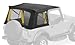 Bestop 51600-15 Black Denim Supertop Classic Replacement Soft Top with Clear Windows- Upper Half Doors- 1988-1995 Jeep Wrangler