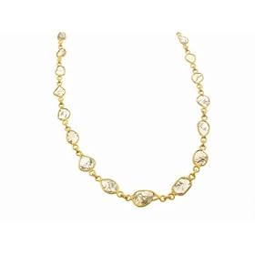 Diamond Slice Chain in 18 Karat Gold by Joannes Treasure Hunt