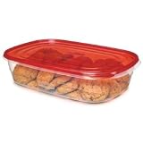 Rubbermaid TakeAlongs 4-Cup Rectangle Containers, Pack of 3