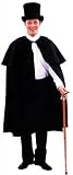 Formal Long Dickens Era Style Rental Quality Cape with Capelet