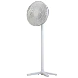 プラスマイナスゼロ ±0 省エネDCモーター搭載リビングファン おしゃれ扇風機 リモコン付き ホワイト/ライトグレー XQS-W510 10000004WH