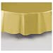 Gold Plastic Table Cover Round