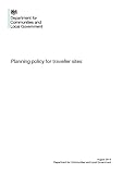 Planning policy for traveller sites