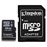 31idZ0IRRkL. SL160  Professional Kingston MicroSDHC 16GB (16 Gigabyte) Card for HTC Fuze...