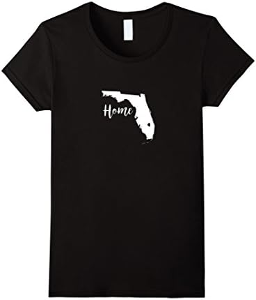 Women's Florida Home State Pride T-Shirt Medium Black