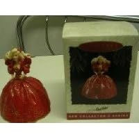 holiday barbie ornament by hallmark