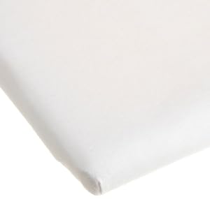 Carters Easy Fit Jersey Portable Crib Fitted Sheet, Ecru