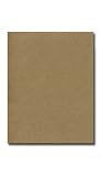 8 1/2 x 11 Card Cover Stock - Brown Bag Kraft (100)