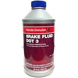 1 BOTTLE of Honda Genuine DOT-3 Brake Fluid by Honda