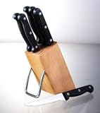 Review Kitchen Craft  / Kitchen Craft Deluxe 6 Piece Utility / Steak Knife Set and Knife Block...
