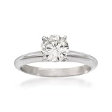 1.01ct Certified Diamond Solitaire Engagement Ring In Gold. Size 6