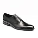J by Jasper Conran- Black leather lace shoes at Debenhams