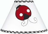 Red and White Ladybug Polka Dot Girls Childrens Lamp Shade by JoJo Designs
