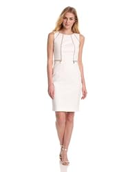 Calvin Klein Women’s Piped Sheath Dress