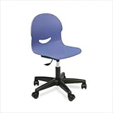 I.Q. Series 21 1/2" Adjustable Height Chair Seat Color: Red