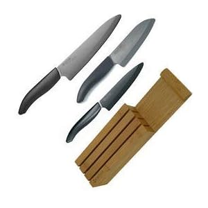 Click to read our review of Kyocera Knife Set & Bamboo Block!