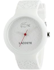 Lacoste White Silicone Strap Ladies Watch - 2010547