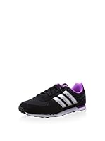 adidas Zapatillas City Racer (Negro / Plata / Fucsia)