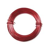 Aluminum Craft Wire 18 Gauge 39 Feet RED