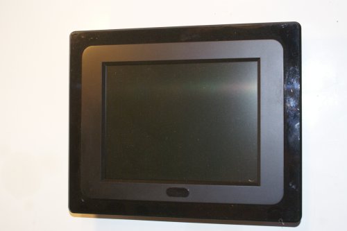 Voclan Digital Picture Frame 8screen by SHARP. All Black,so it looks great and fits into most 8x10 photo frame you choose. Play MP3  Video in stereo.