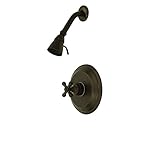 Kingston Brass KB3635AXSO Vintage Tub and Shower Faucet, 7-1/2-Inch, Oil Rubbed Bronze [並行輸入品]