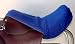 NEW BLUE Non-Slip Fleece English Saddle Seat Saver