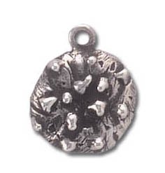 Solid Sterling Silver Chocolate Chip Cookie Charm