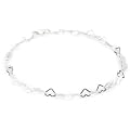 VINANI Herz Armband F�r Charm Anh�nger Silber 925 BCH