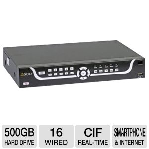 Q-See QS206-5 16-Channel H.264 DVR with Pre-Installed 500 GB Hard Drive