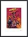 Black Samurai by unknown 17.00X11.00 Framed with Black Metal Frame