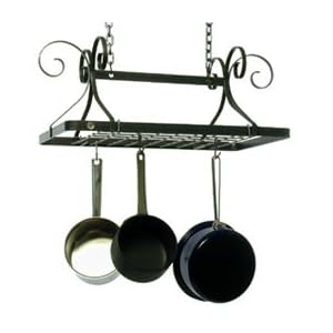 Enclume Retro Fit Kit for Pot Rack DR1 or Dr2 HS Includes Grid and 6 Hooks and Lighting