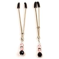 Adjustable Pink Beads Tweezer
