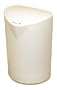 NST Nine Stars DZT-8-2W Infrared Touchless Automatic Motion Sensor Lid Open Trash Can, White, 2.1-Gallon