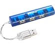 Targus ACH74US Ultra Mini USB 2.0 4-Port Hub (Blue)