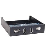 USB 2.0 & IEEE 1394 3.5-Inch Front Panel Case Adapter