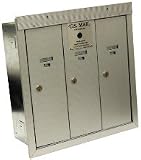 Recessed Mount Vertical Mailbox - Bommer 4 Gang Mailbox Anodzd Alumin - Bommer 9040-4-628 *4B+* Recessed Mount Vertical Mailbox - Bommer 4 Gang Mailbox Anodzd Alumin - Bommer 9040-4-628 *4B+*