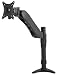 Peerless LCT420A Single Arm with Desk Clamp and Grommet for 12-30-Inch Display - Black