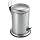 Polder Commercial Style Step Can, Stainless Steel, 1.3-Gallon