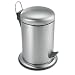 Polder Commercial Style Step Can, Stainless Steel, 1.3-Gallon