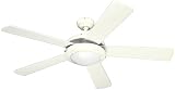 Westinghouse 7801765 Comet 52 Inch Ceiling Fan, White Finish