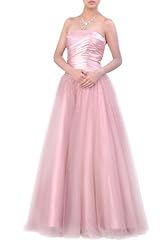 A-line Strapless Tulle Quinceanera Dress 
