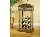 Powell Company 816-428 Aruba Aged Banana Bark Wine Rack 43-in.