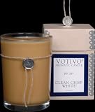 Votivo Aromatic Candle Clean Crisp White