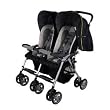 Combi Twin Savvy LX Side by Side Double Stroller in Black/Wasabi