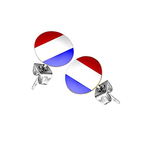 Taffstyle® Ohrstecker Ohrringe Stecker Fußball Fanartikel WM & EM Holland